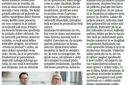 97041 Hvaleznost odpira vrata