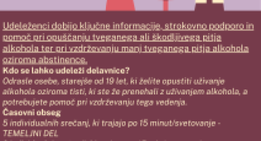 SOPA skupaj za odgovoren odnos do pitja alkohola